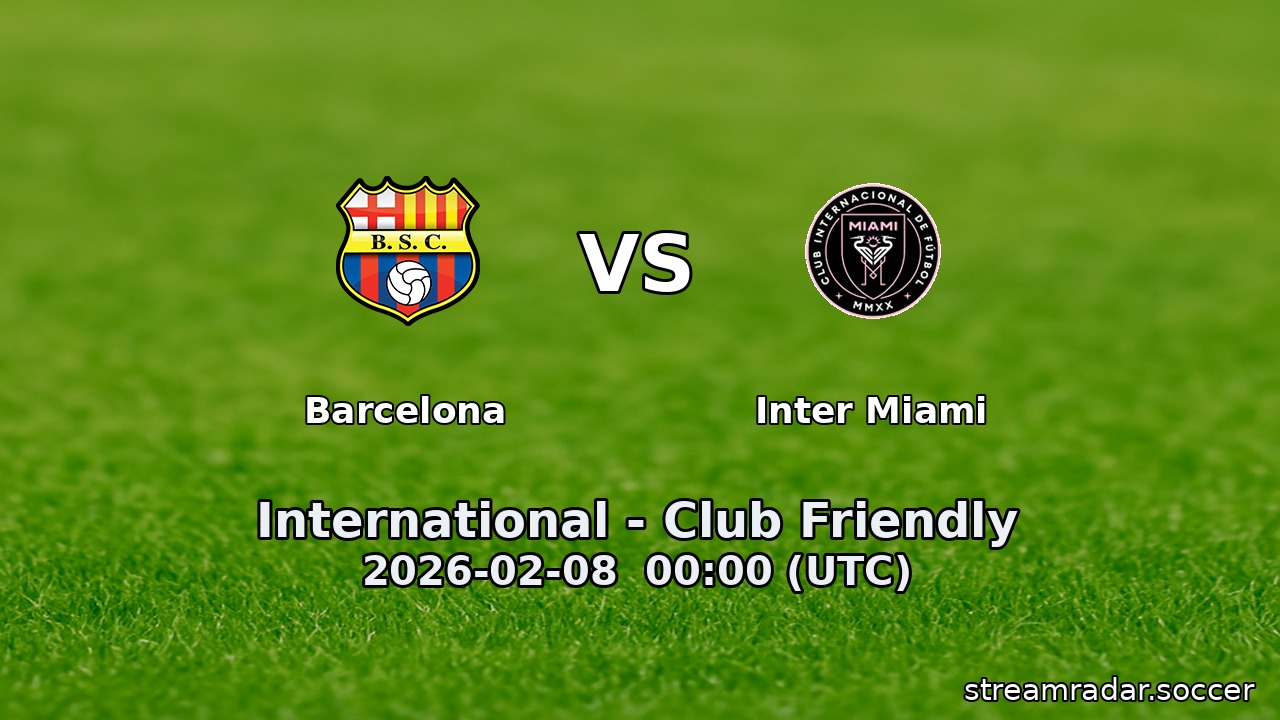 Barcelona vs Inter Miami
