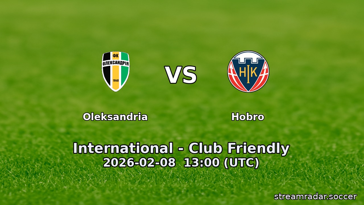 Oleksandria vs Hobro