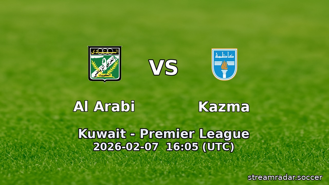Al Arabi vs Kazma