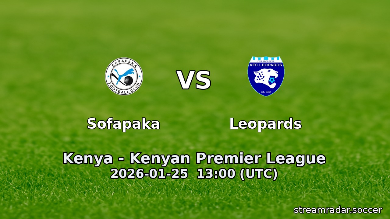 Sofapaka vs Leopards