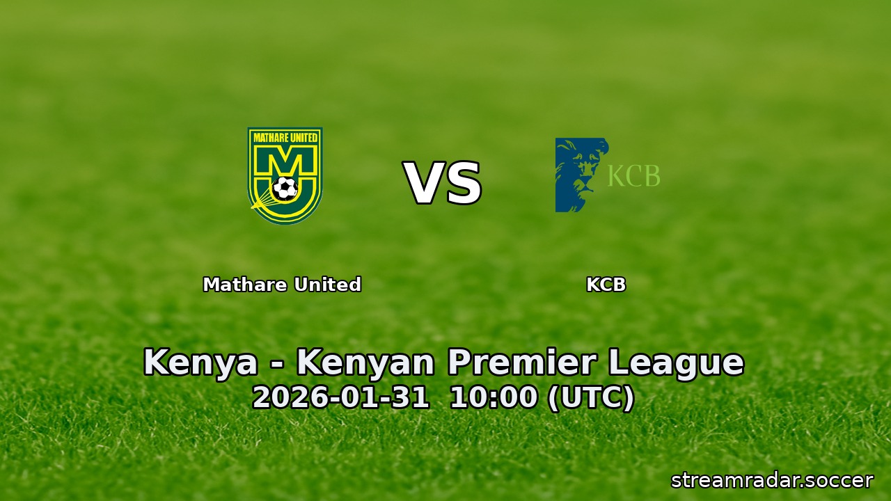 Mathare United vs KCB