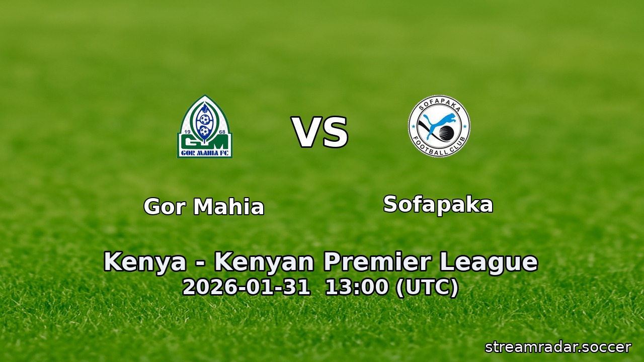 Gor Mahia vs Sofapaka