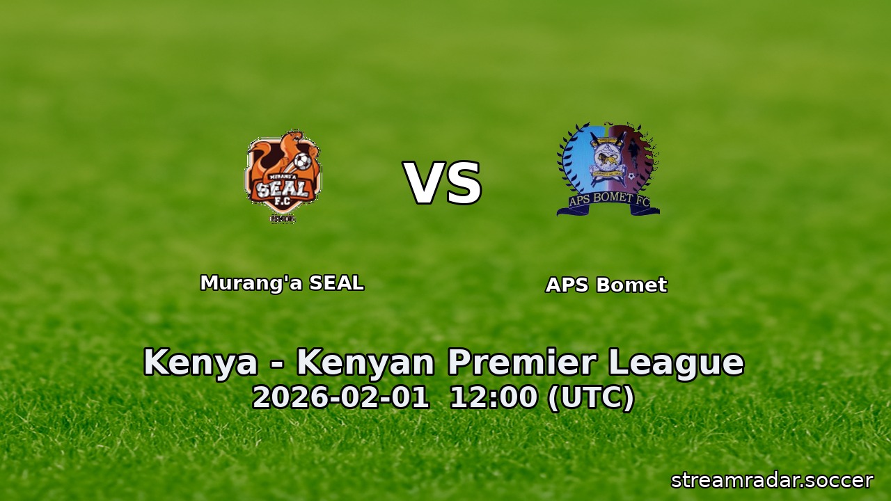 Murang'a SEAL vs APS Bomet