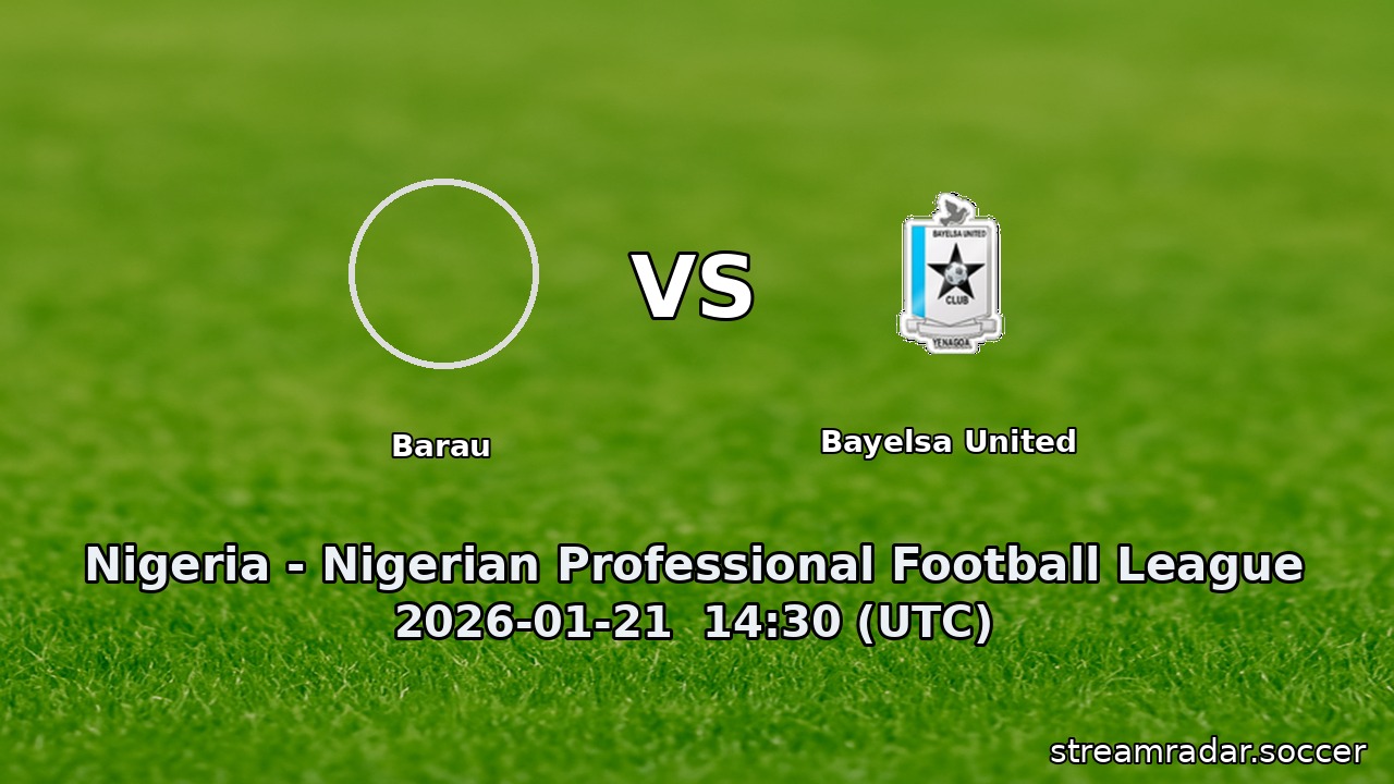 Barau vs Bayelsa United