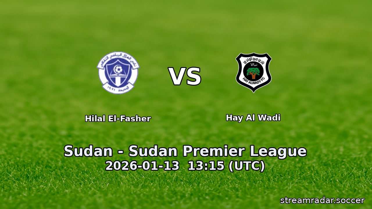 Hilal El-Fasher vs Hay Al Wadi