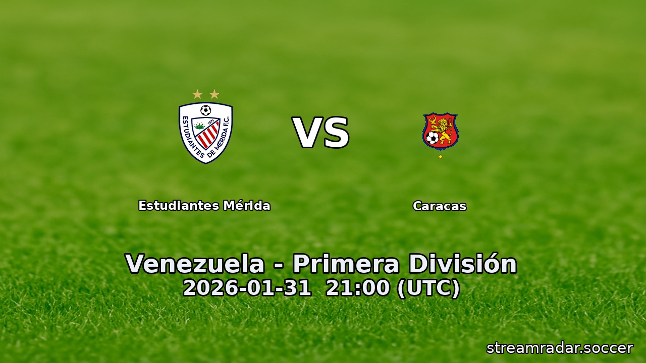 Estudiantes Mérida vs Caracas