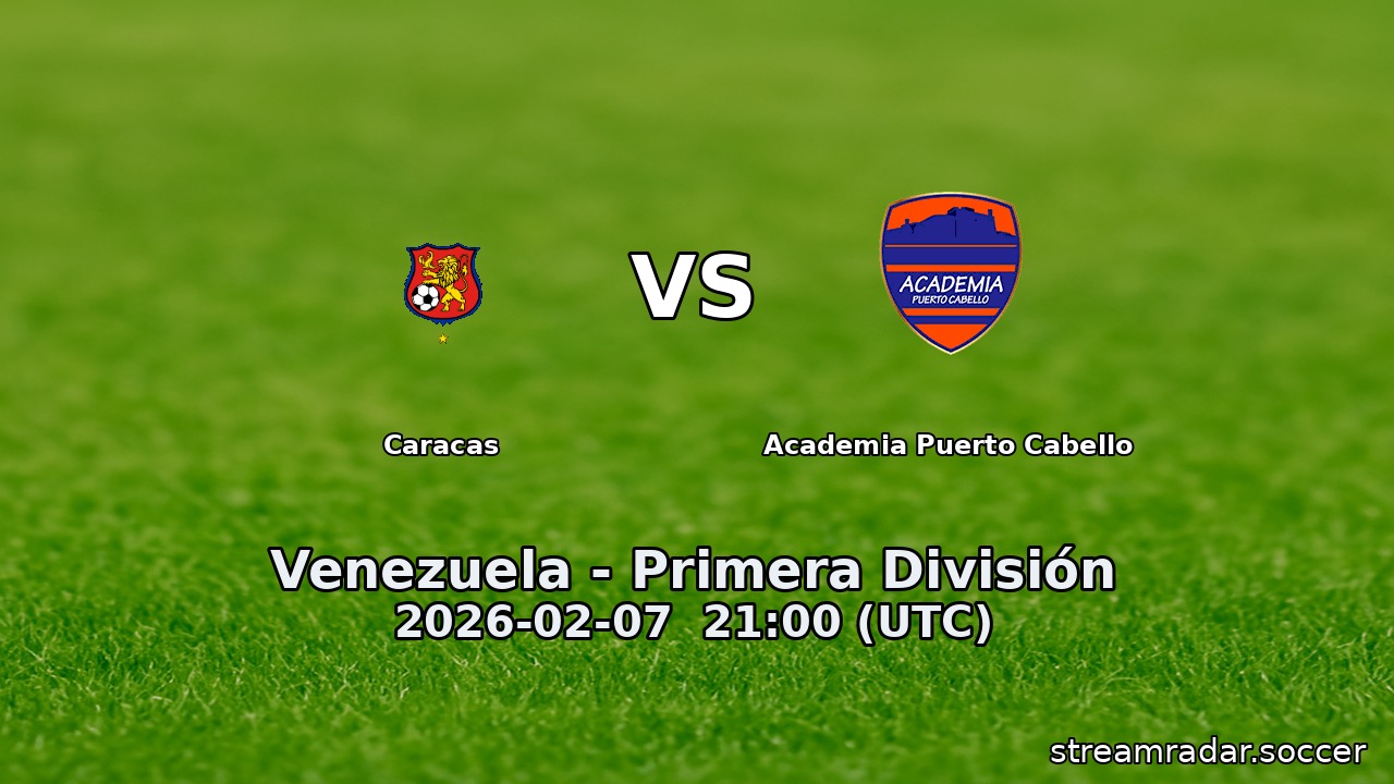 Caracas vs Academia Puerto Cabello