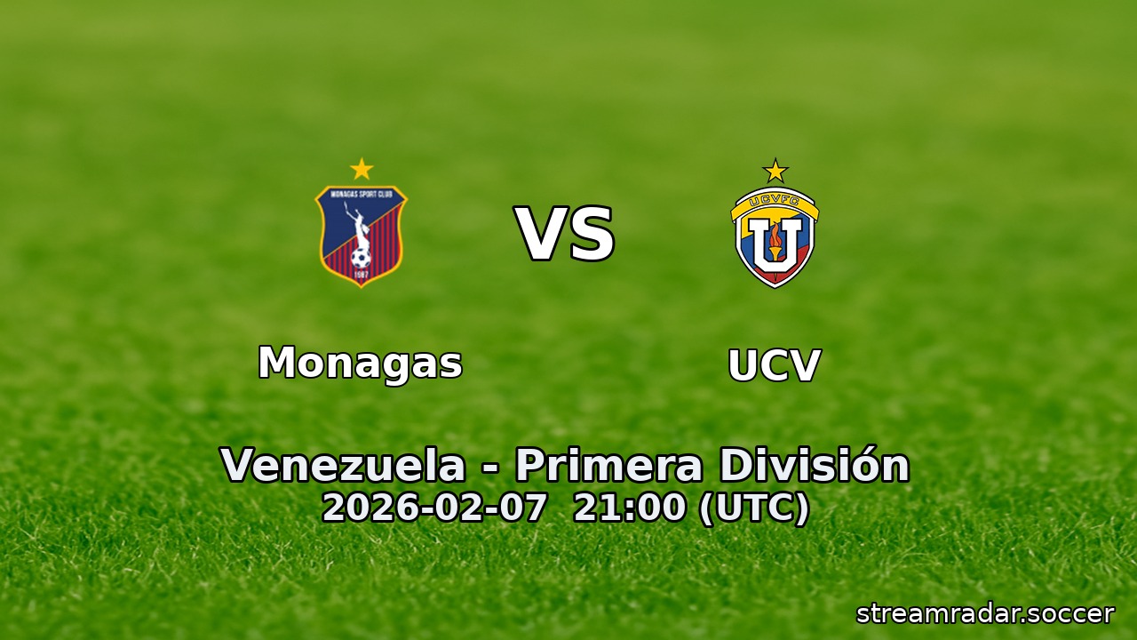 Monagas vs UCV