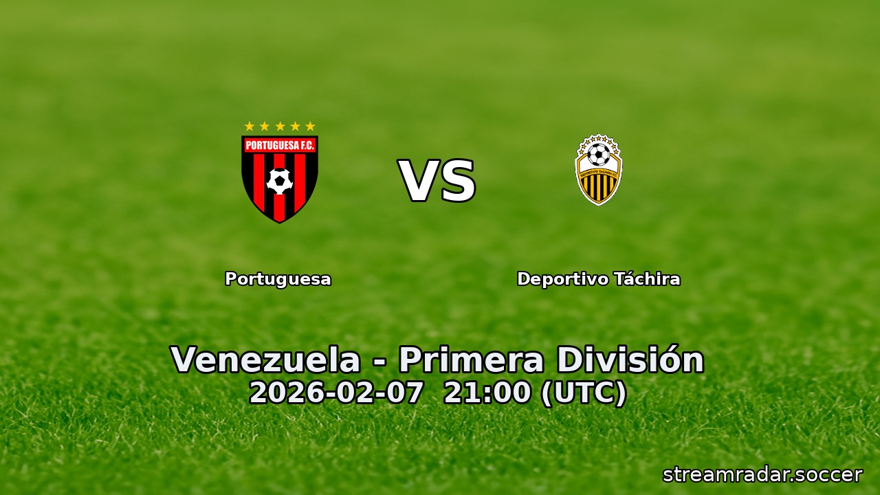 Portuguesa vs Deportivo Táchira