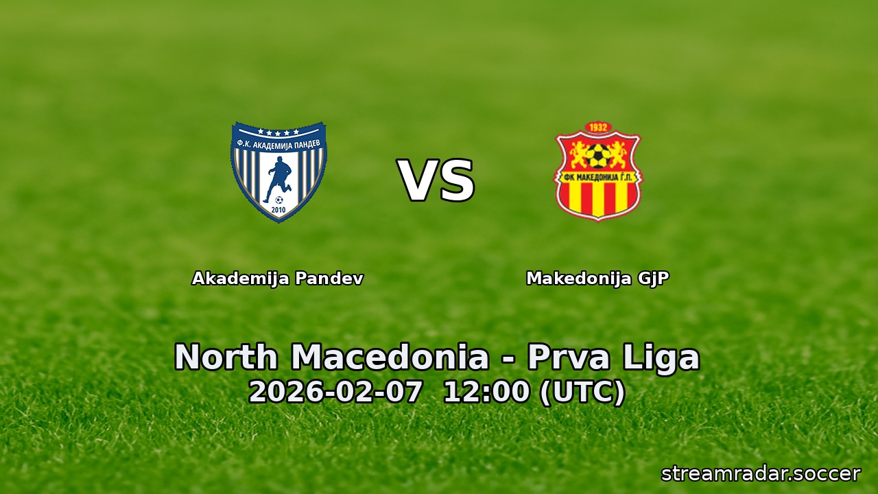 Akademija Pandev vs Makedonija GjP