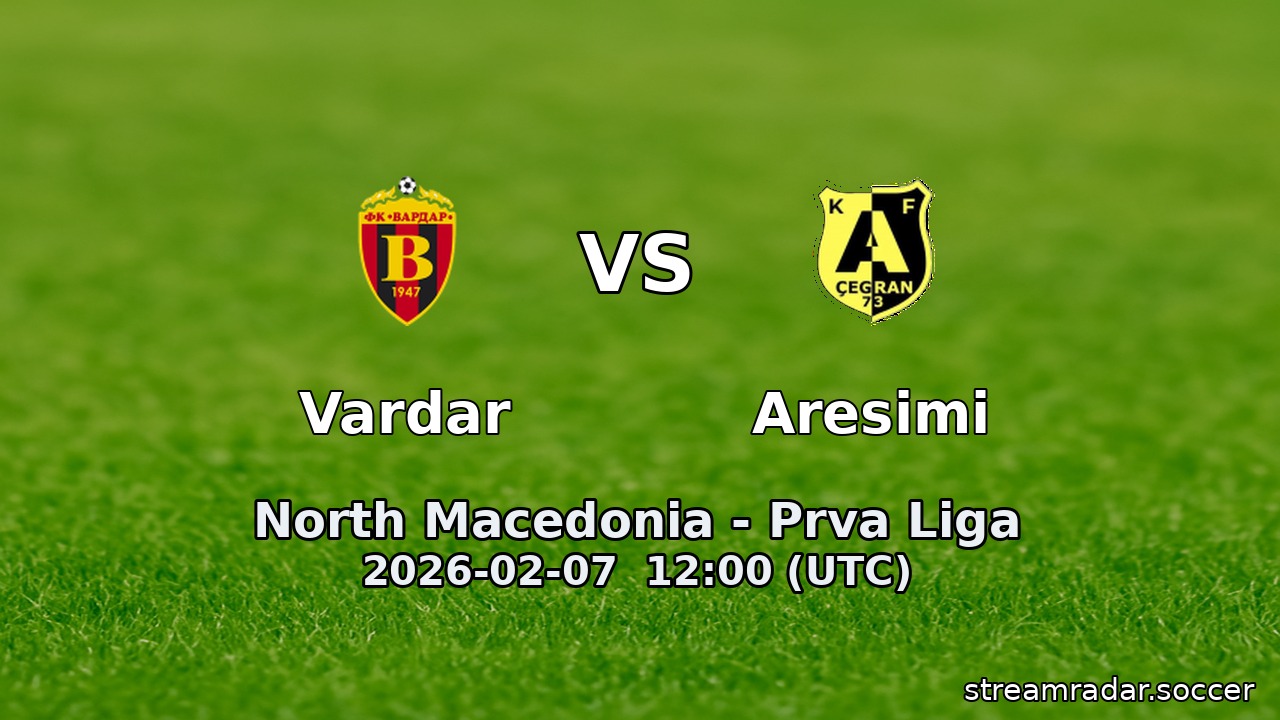 Vardar vs Aresimi