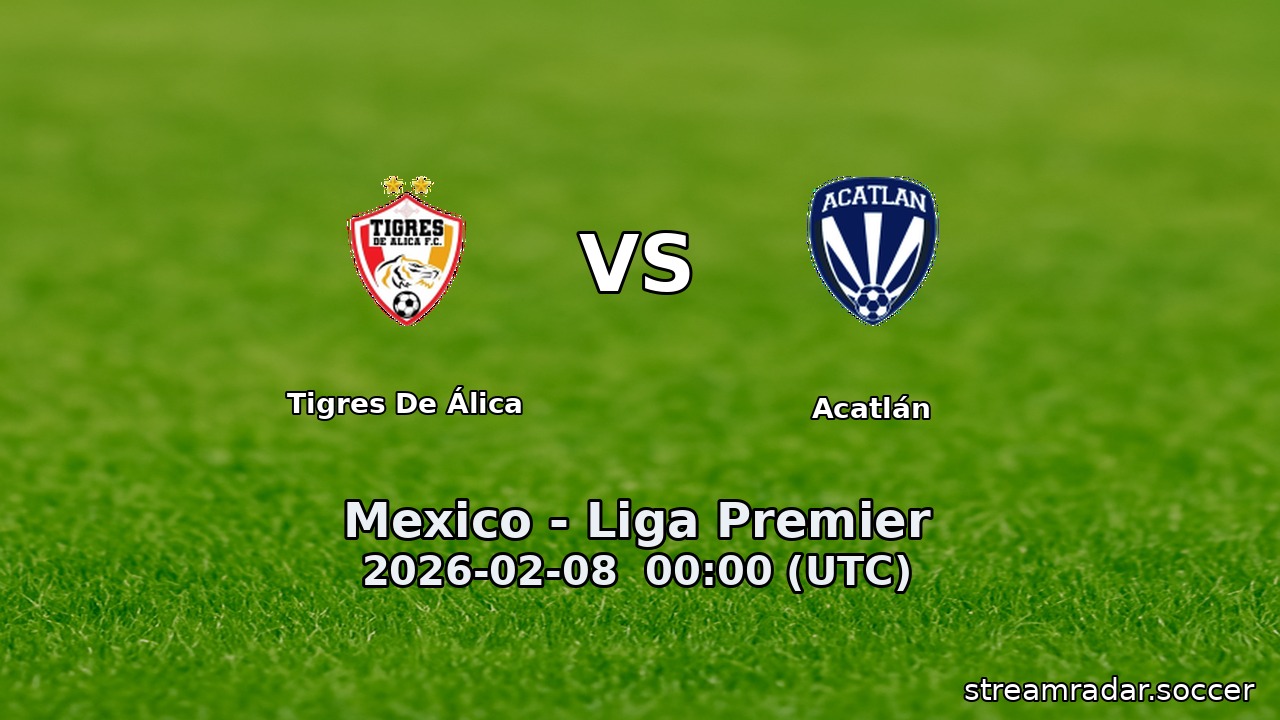 Tigres De Álica vs Acatlán