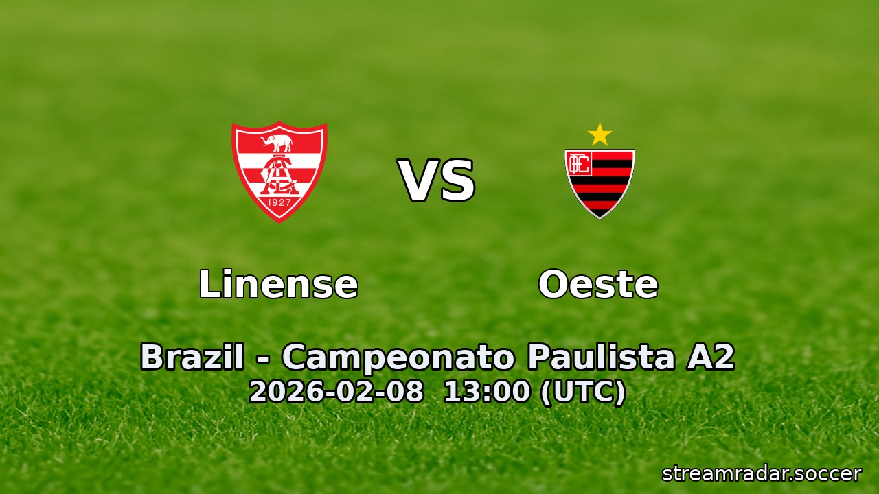 Linense vs Oeste
