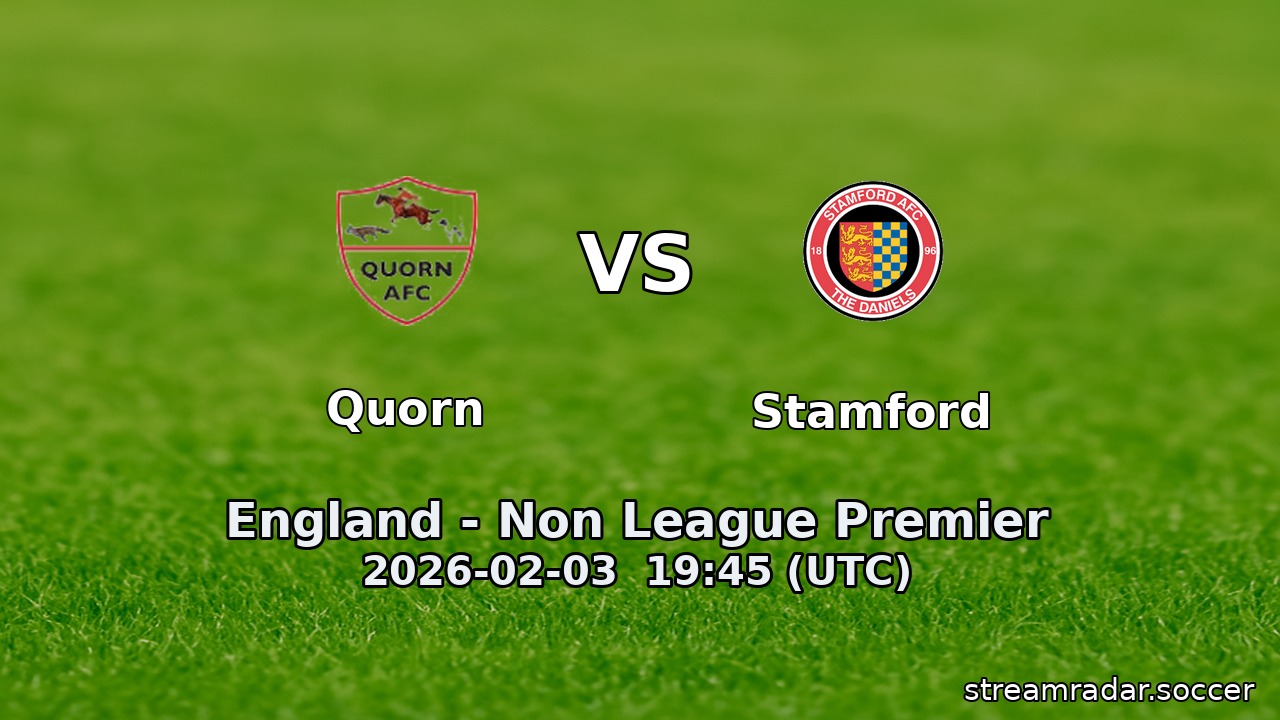 Quorn vs Stamford