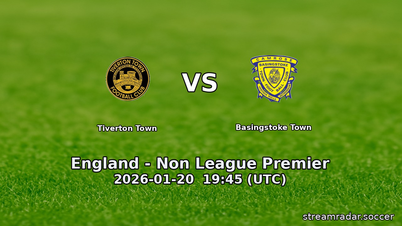 Tiverton Town vs Basingstoke Town