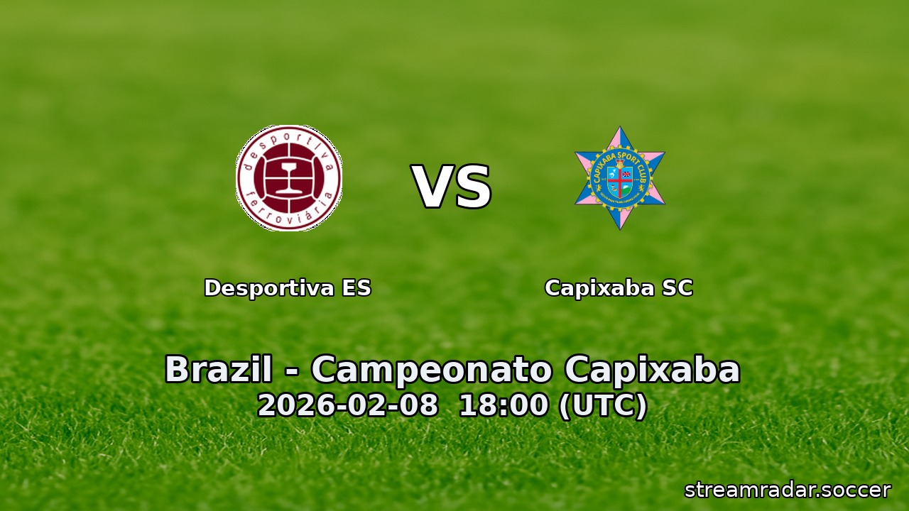 Desportiva ES vs Capixaba SC