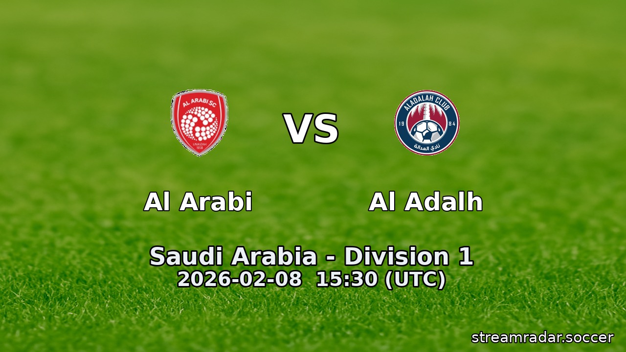 Al Arabi vs Al Adalh