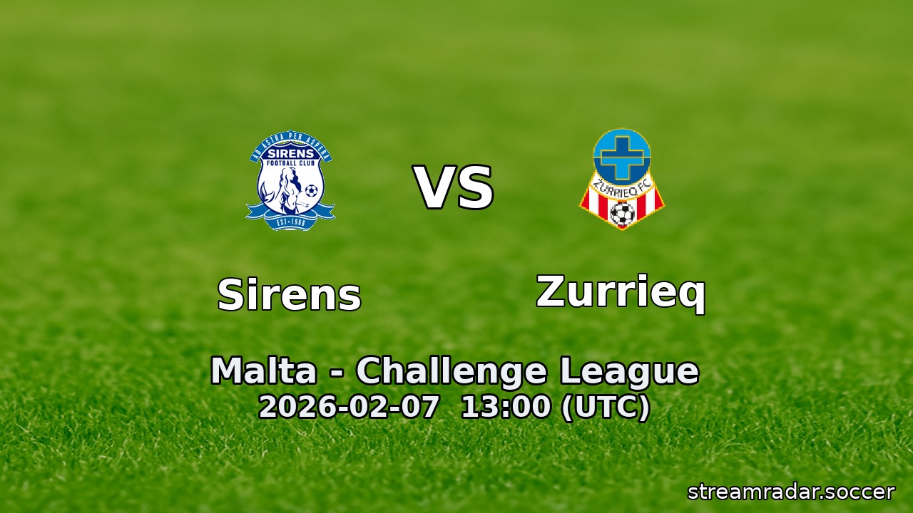 Sirens vs Zurrieq