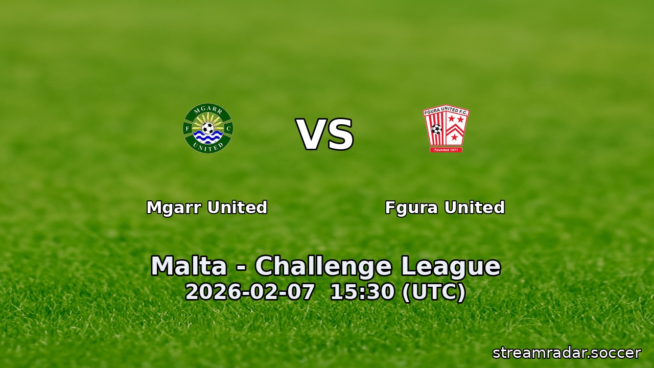 Mgarr United vs Fgura United