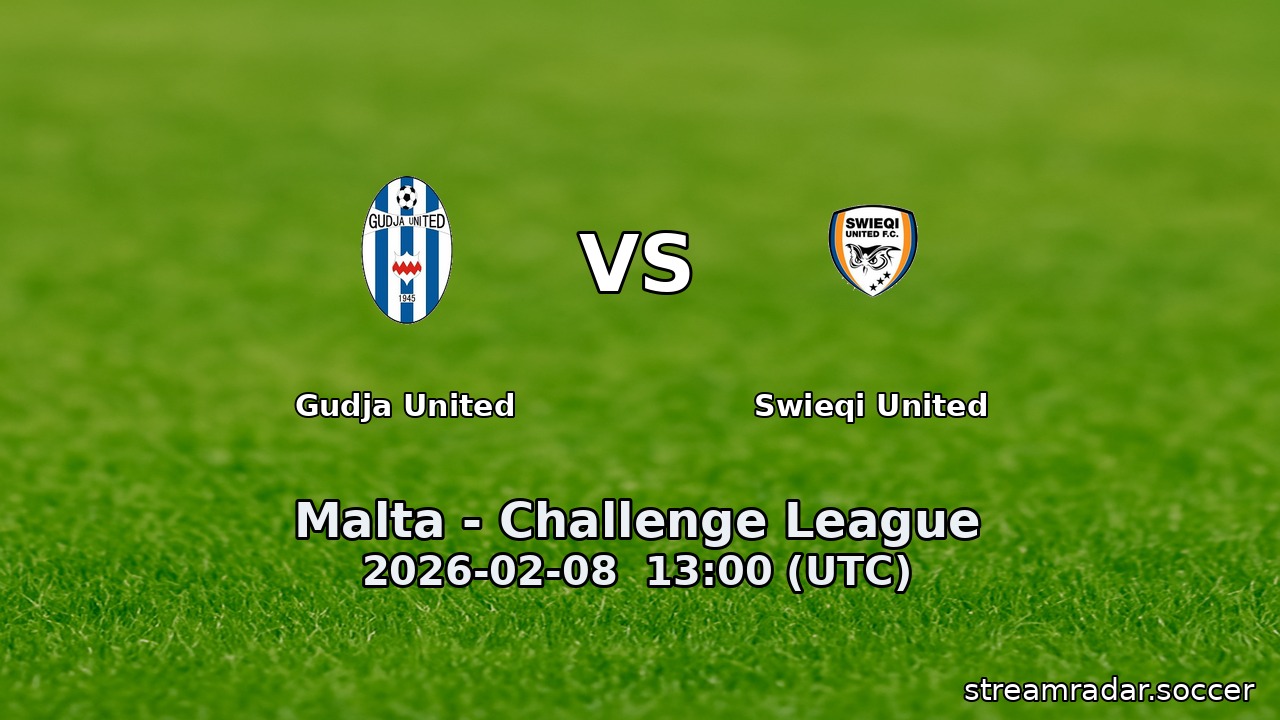 Gudja United vs Swieqi United