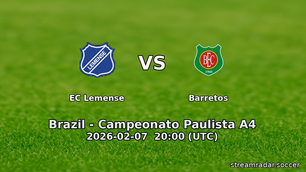 EC Lemense vs Barretos