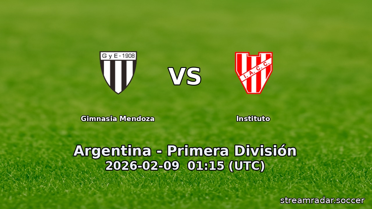 Gimnasia Mendoza vs Instituto