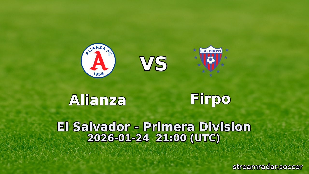 Alianza vs Firpo