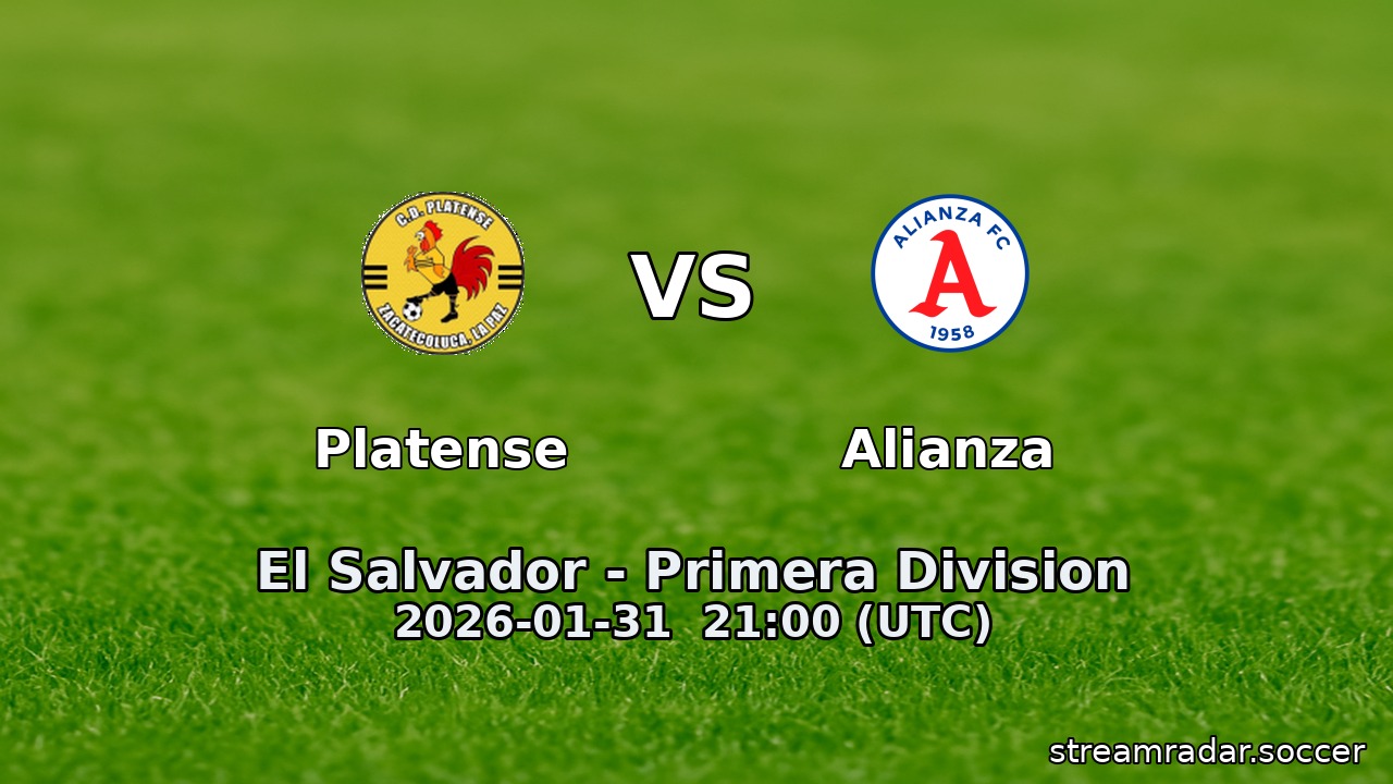 Platense vs Alianza
