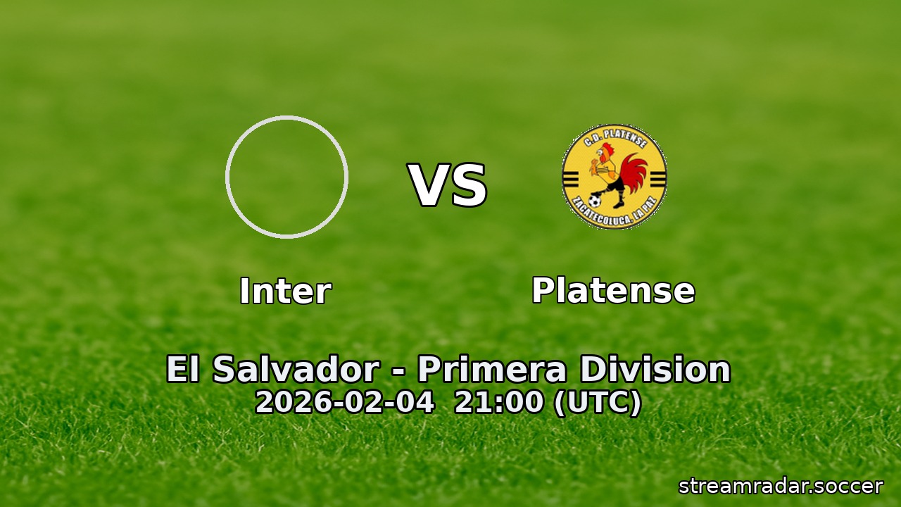 Inter vs Platense