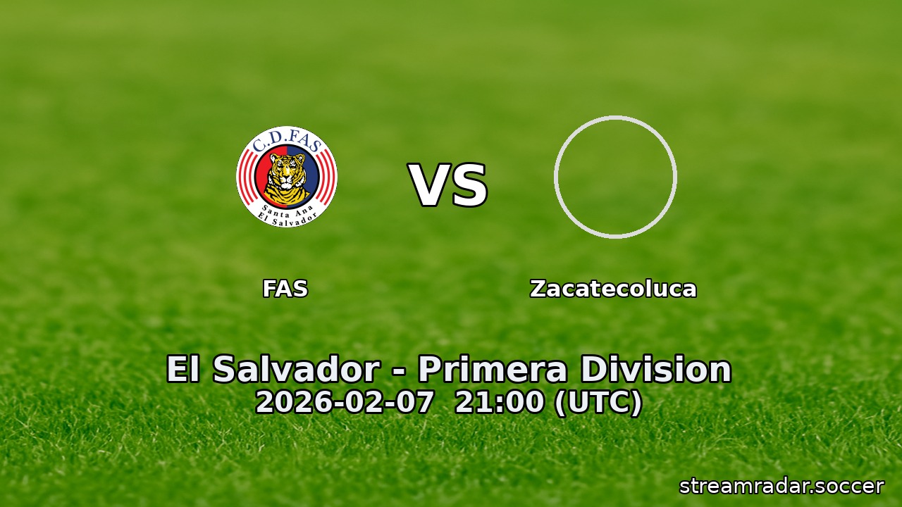 FAS vs Zacatecoluca