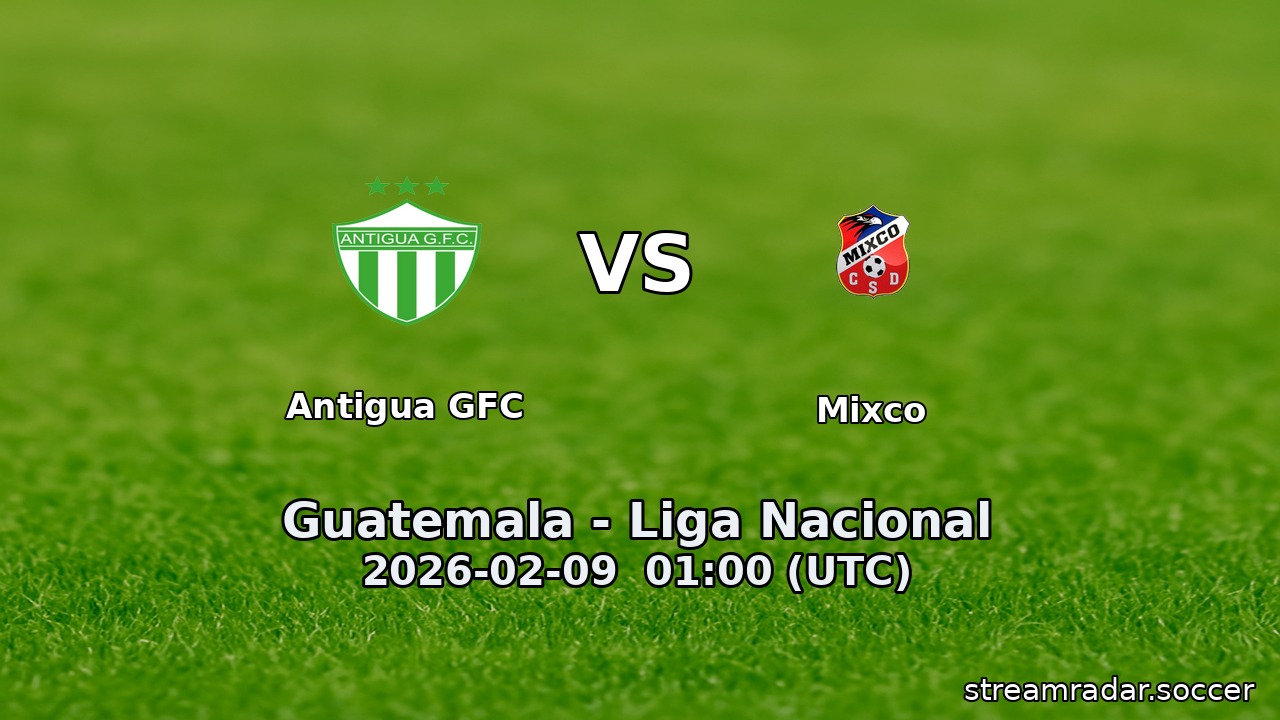 Antigua GFC vs Mixco