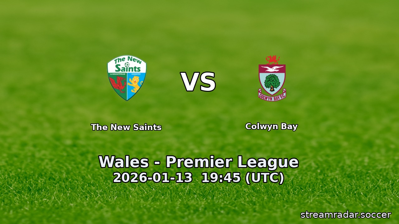 The New Saints vs Colwyn Bay