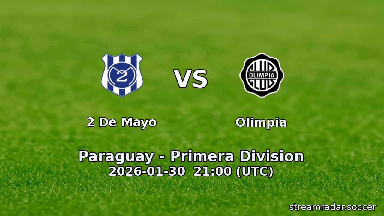 2 De Mayo vs Olimpia