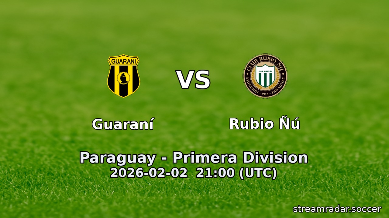 Guaraní vs Rubio Ñú