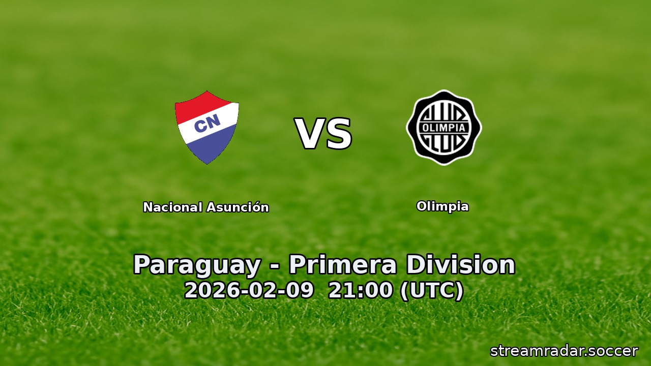 Nacional Asunción vs Olimpia