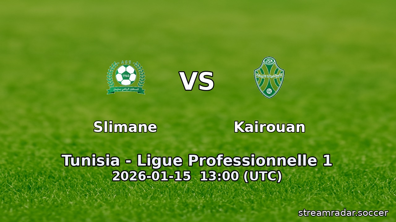 Slimane vs Kairouan