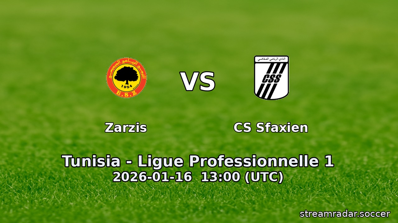 Zarzis vs CS Sfaxien