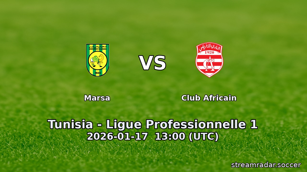 Marsa vs Club Africain