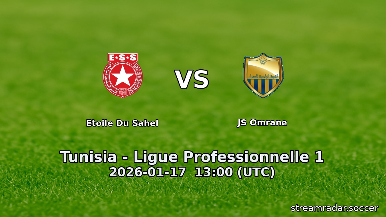 Etoile Du Sahel vs JS Omrane