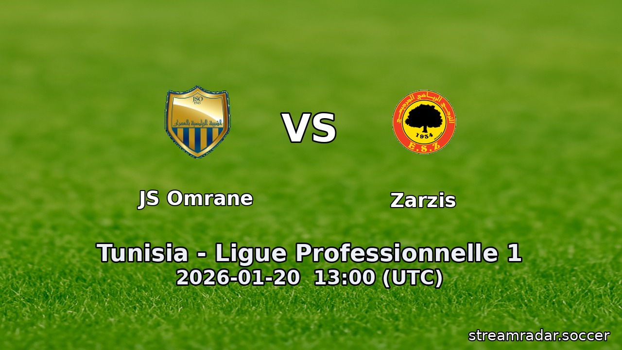 JS Omrane vs Zarzis