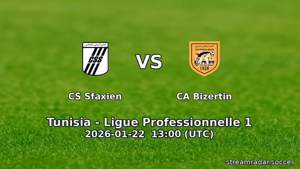CS Sfaxien vs CA Bizertin