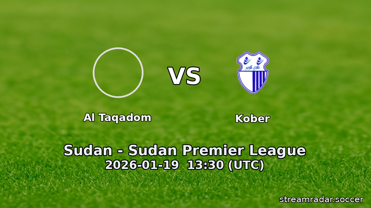 Al Taqadom vs Kober