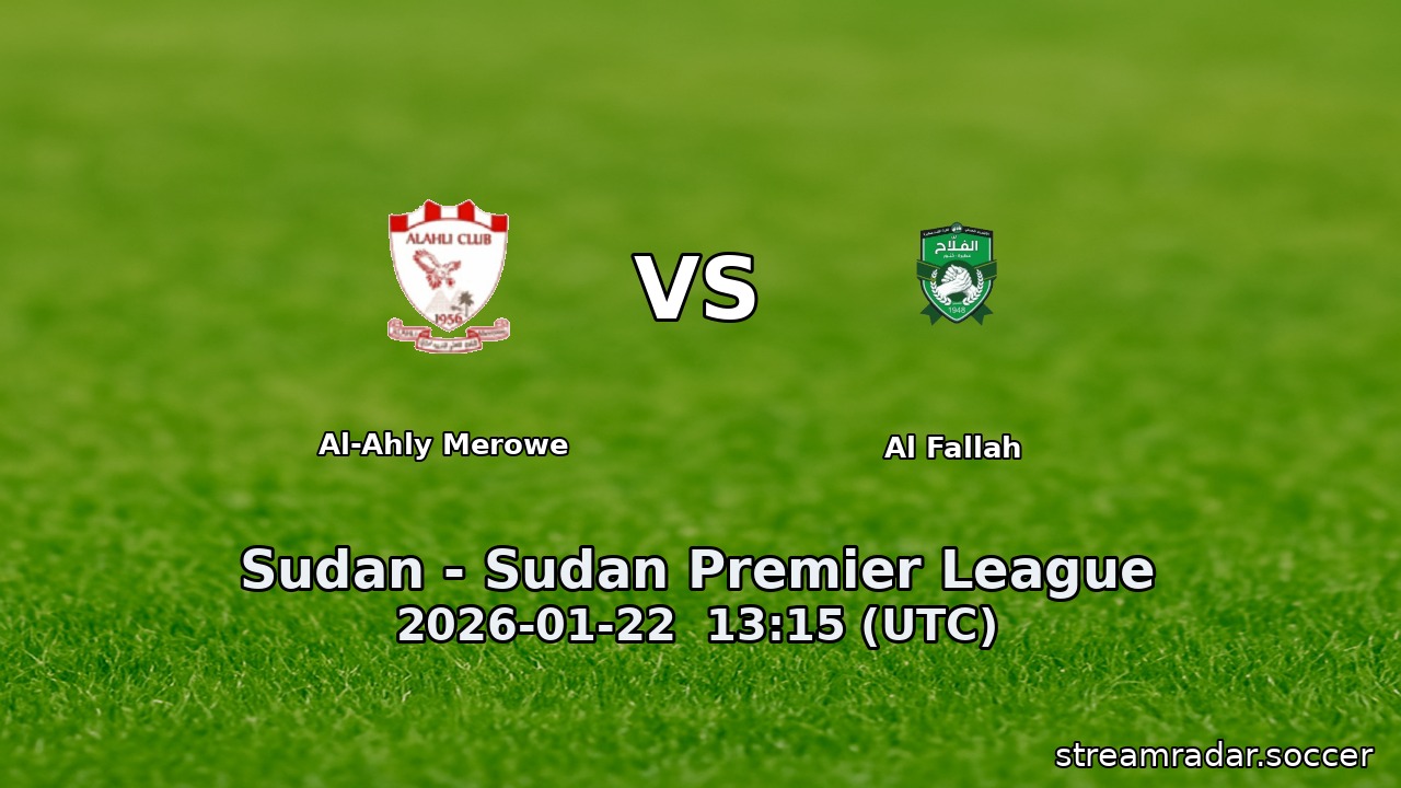 Al-Ahly Merowe vs Al Fallah
