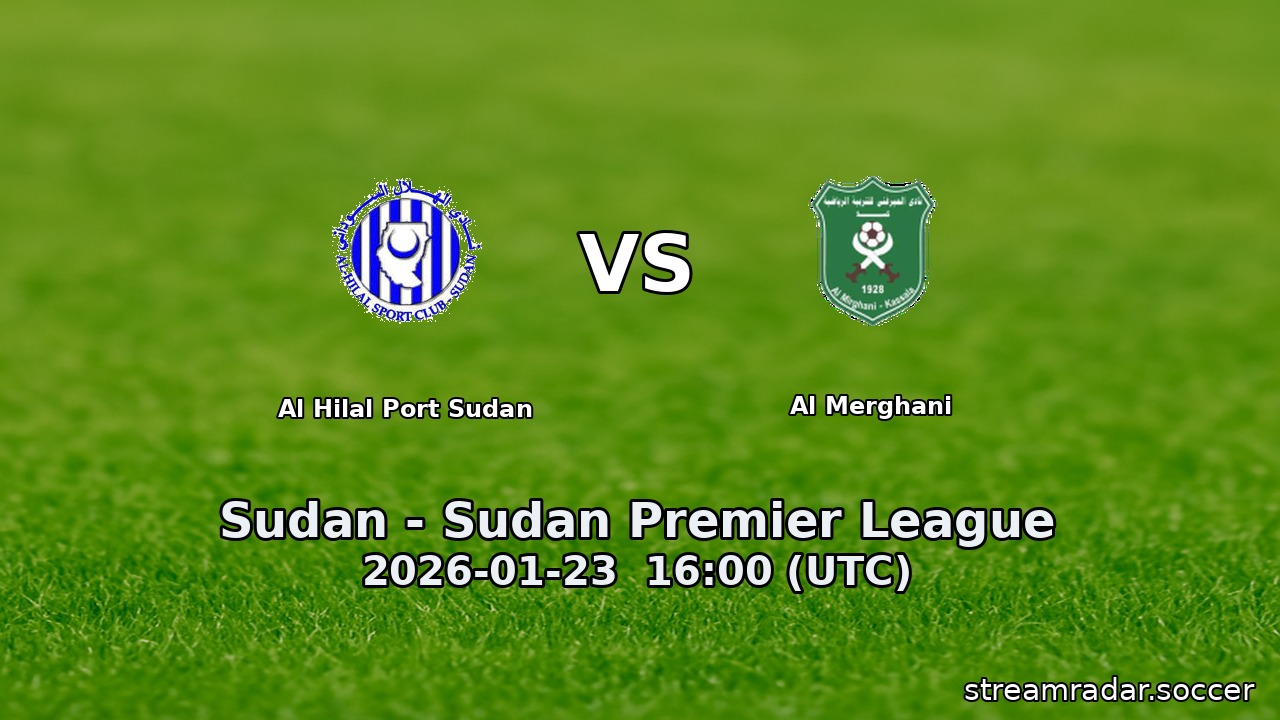Al Hilal Port Sudan vs Al Merghani