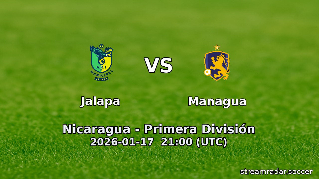 Jalapa vs Managua