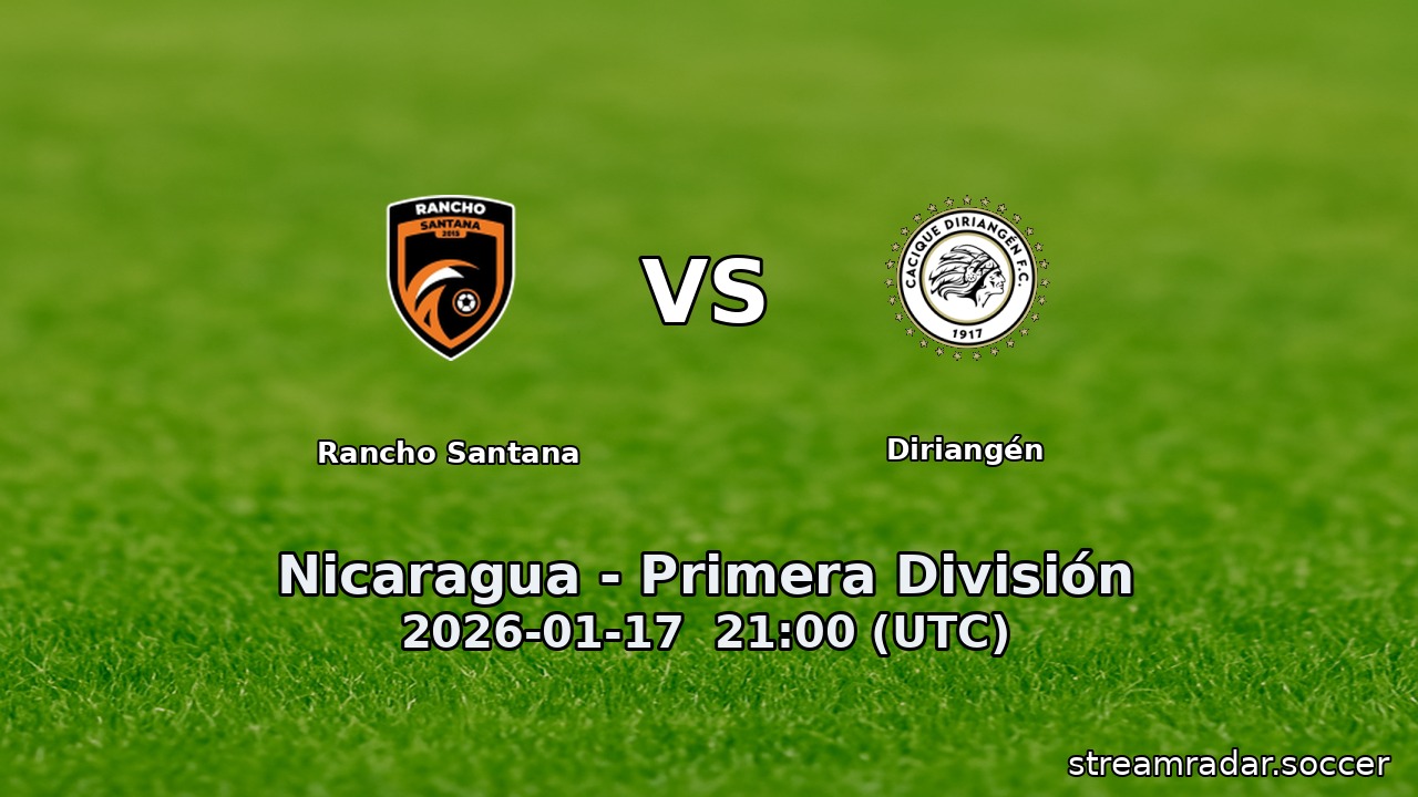 Rancho Santana vs Diriangén