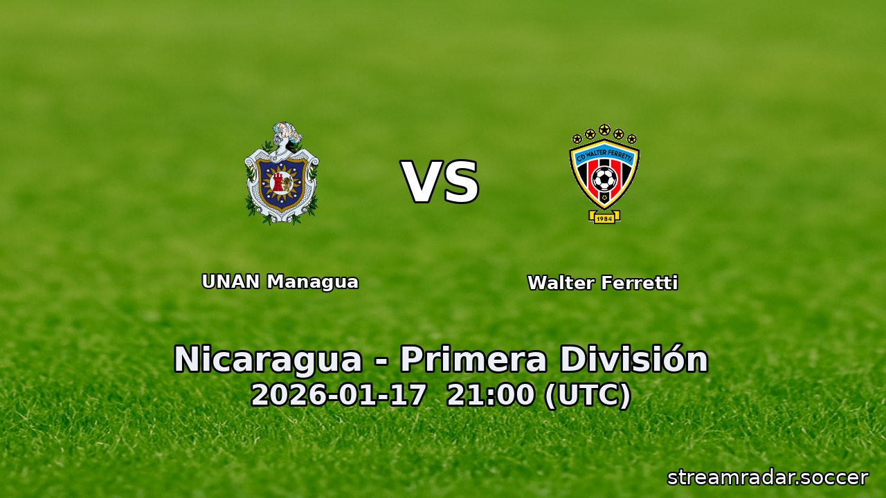 UNAN Managua vs Walter Ferretti