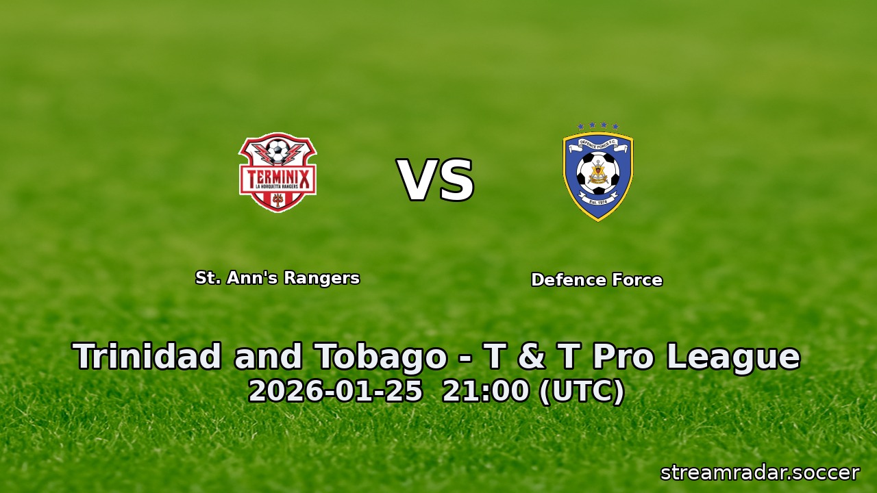 St. Ann's Rangers vs Defence Force