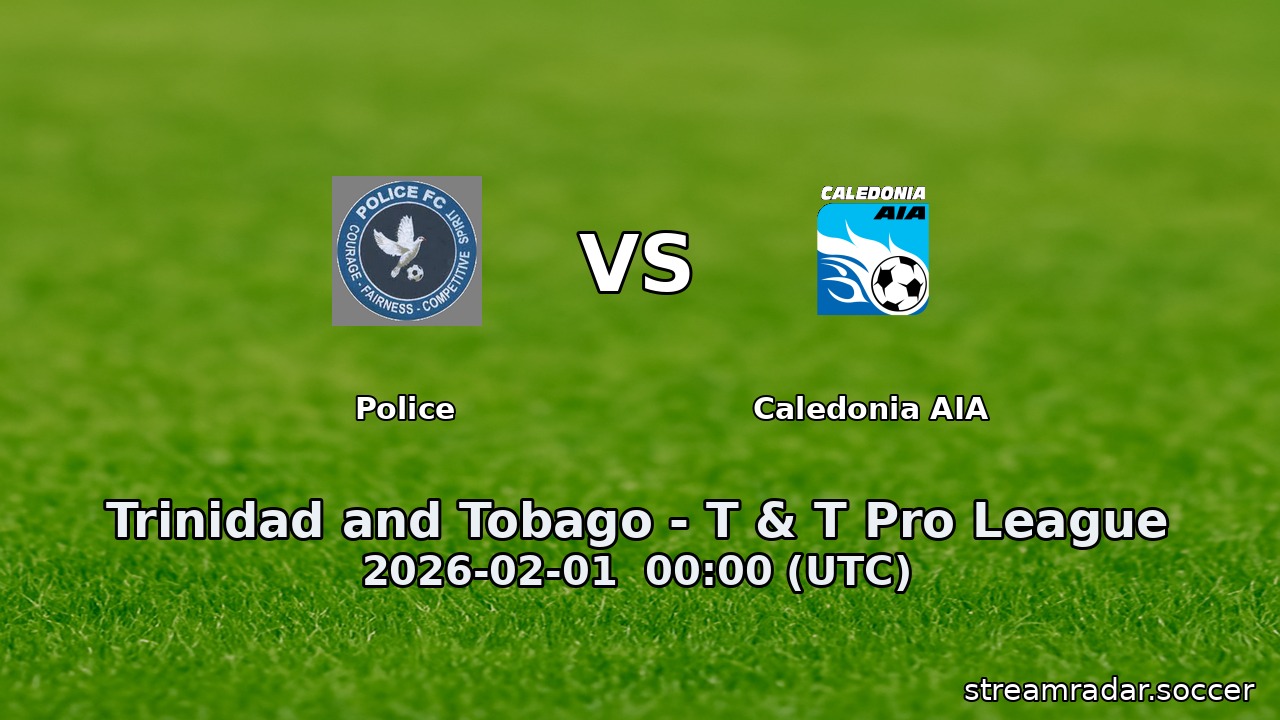 Police vs Caledonia AIA