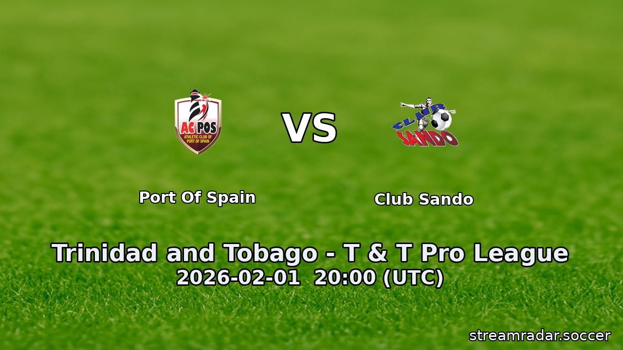 Port Of Spain vs Club Sando